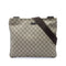 Zip Top Messenger Bag GG Coated Canvas Large