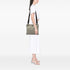 Zip Top Messenger Bag GG Coated Canvas Large