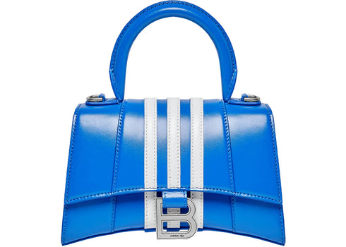 Balenciaga x adidas Hourglass XS Box Handbag Blue