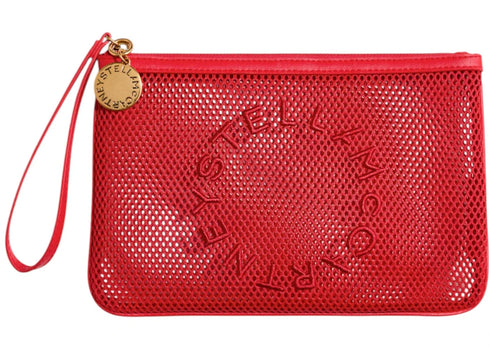 H&M x Stella McCartney Women's Mesh Clutch Red