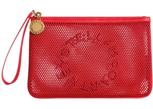 H&M x Stella McCartney Women's Mesh Clutch Red