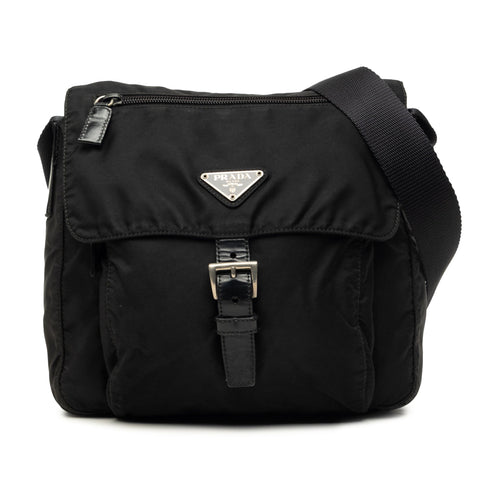 Buckle Messenger Bag Tessuto Small