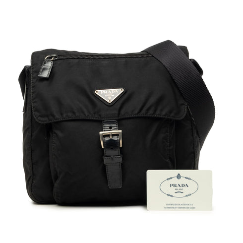 Buckle Messenger Bag Tessuto Small
