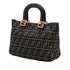 Vintage FF Handle Tote Zucca Canvas Small