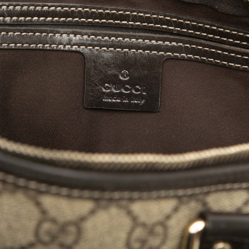 Joy Boston Bag GG Coated Canvas Medium