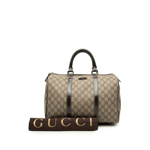 Joy Boston Bag GG Coated Canvas Medium