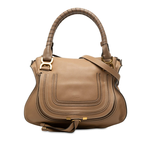 Marcie Satchel Leather Medium