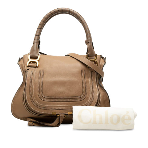 Marcie Satchel Leather Medium