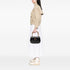 Vintage Convertible Bamboo Top Handle Bag Leather Medium
