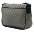 Double Buckle Messenger Bag GG Coated Canvas Large