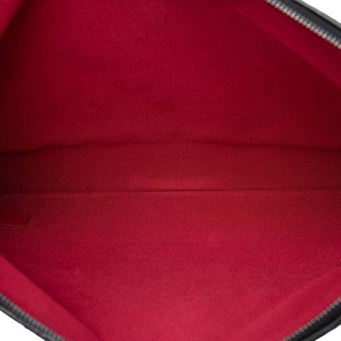 Gabrielle Logo Hobo Tweed and Calfskin Small