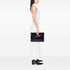 Gabrielle Logo Hobo Tweed and Calfskin Small