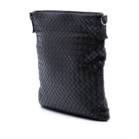 Flat Messenger Bag Intrecciato Nappa Medium