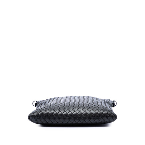 Flat Messenger Bag Intrecciato Nappa Medium