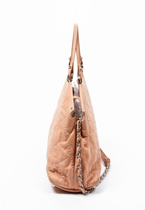 CC Sea Hit Tote Quilted Iridescent Calfskin Small