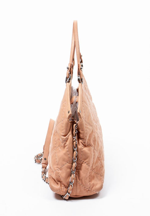 CC Sea Hit Tote Quilted Iridescent Calfskin Small