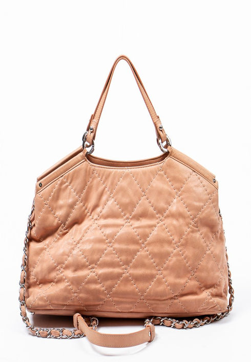 CC Sea Hit Tote Quilted Iridescent Calfskin Small