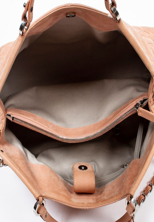 CC Sea Hit Tote Quilted Iridescent Calfskin Small