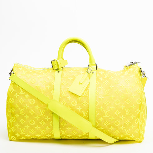 Keepall Bandouliere Bag Monogram See Through Mesh 50
