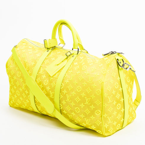 Keepall Bandouliere Bag Monogram See Through Mesh 50