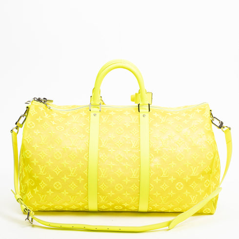 Keepall Bandouliere Bag Monogram See Through Mesh 50
