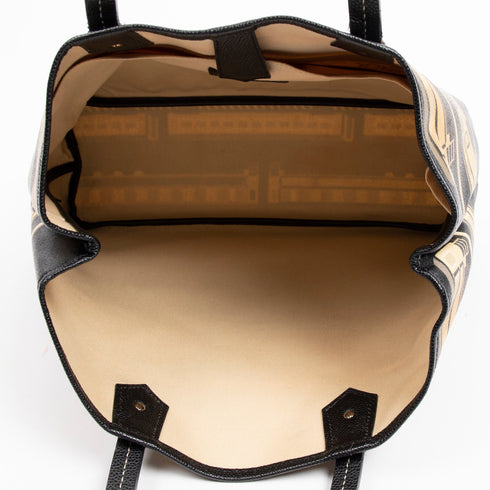 Le Train Tote Printed Coated Canvas Medium