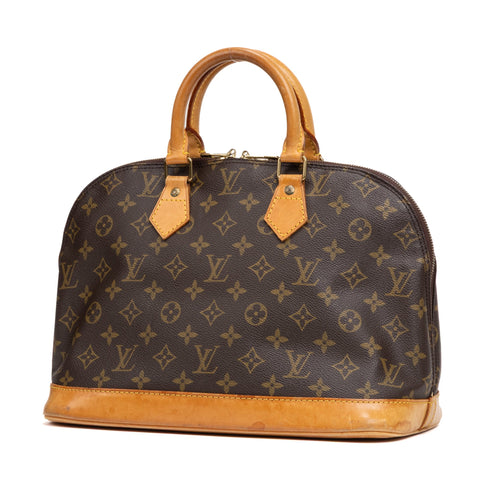 Vintage Alma Handbag Monogram Canvas PM