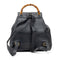 Vintage Bamboo Backpack Leather Medium