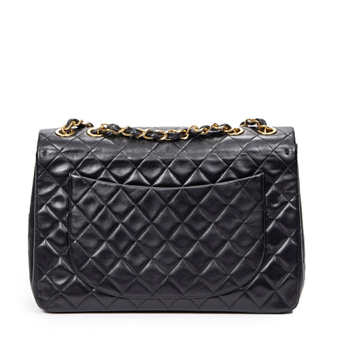 Vintage Classic Single Flap Bag Quilted Lambskin Maxi