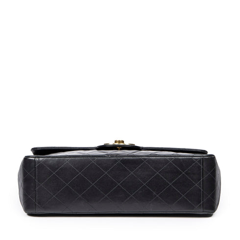 Vintage Classic Single Flap Bag Quilted Lambskin Maxi