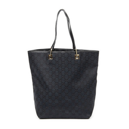 Vintage Bucket Shopping Tote GG Canvas Medium