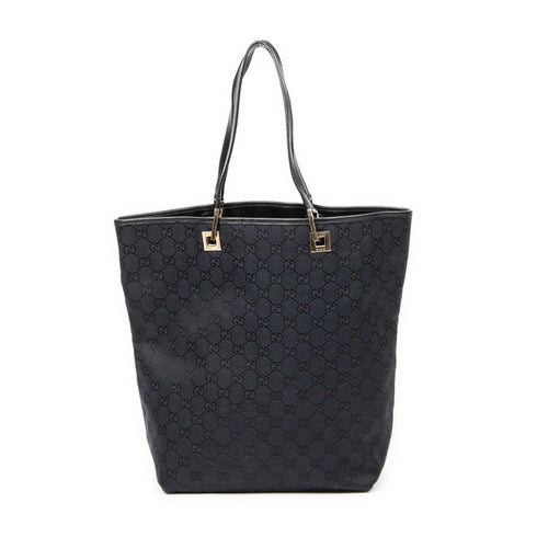 Vintage Bucket Shopping Tote GG Canvas Medium