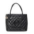 Medallion Tote Quilted Caviar
