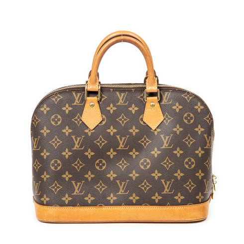 Vintage Alma Handbag Monogram Canvas PM