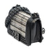 Boy Flap Bag Woven PVC with Lambskin Small