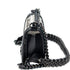 Boy Flap Bag Woven PVC with Lambskin Small