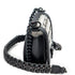 Boy Flap Bag Woven PVC with Lambskin Small
