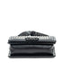 Boy Flap Bag Woven PVC with Lambskin Small