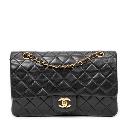 Vintage Classic Double Flap Bag Quilted Lambskin Medium