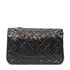 Vintage Classic Double Flap Bag Quilted Lambskin Medium