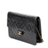 Vintage Clutch with Chain Quilted Leather Medium