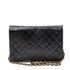 Vintage Clutch with Chain Quilted Leather Medium