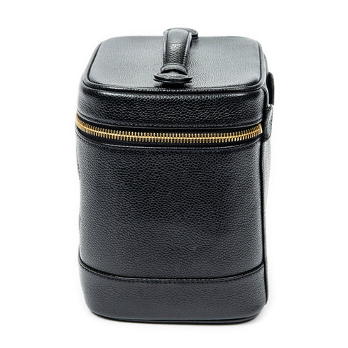 Vintage Timeless Cosmetic Case Caviar Tall