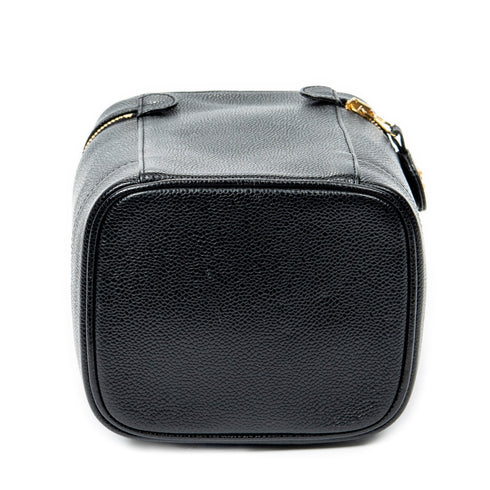 Vintage Timeless Cosmetic Case Caviar Tall