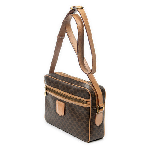 Vintage Duffle Bag Macadam Coated Canvas Medium