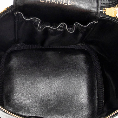 Vintage Timeless Cosmetic Case Caviar Tall