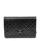 Vintage Clutch with Chain Quilted Leather Medium