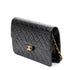 Vintage Clutch with Chain Quilted Leather Medium