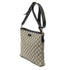 Zip Top Messenger Bag GG Coated Canvas Medium