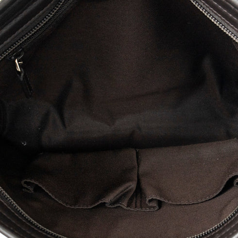 Zip Top Messenger Bag GG Coated Canvas Medium